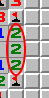 El patrón 1-2-1, ejemplo 3, marcado