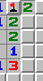 El patrón 1-2-1, ejemplo 4, sin marcar