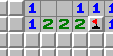 El patrón 1-2-2-1, ejemplo 3, sin marcar