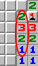 El patrón 1-2-2-1, ejemplo 4, marcado